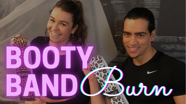 Poster van de les: BOOTY BAND BURN 15 Foto van de Exercise On Demand les: BOOTY BAND BURN 15
