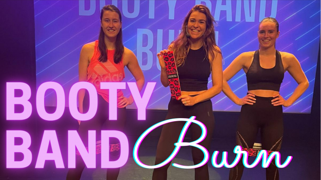 Poster van de les: BOOTY BAND BURN 17 Foto van de Exercise On Demand les: BOOTY BAND BURN 17